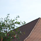 Interlocking Terracotta Shingles red