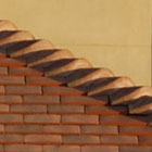 Traditional Terracotta Shingles Hip detail