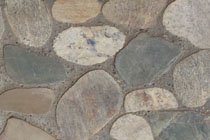 stone pebble paving floor earth colors