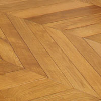 Solid Chevron Euro oak floor