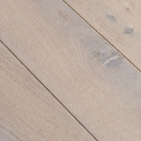 french oak, linen white finish
