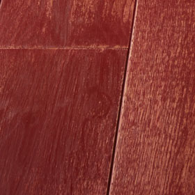 french oak, red coat finish